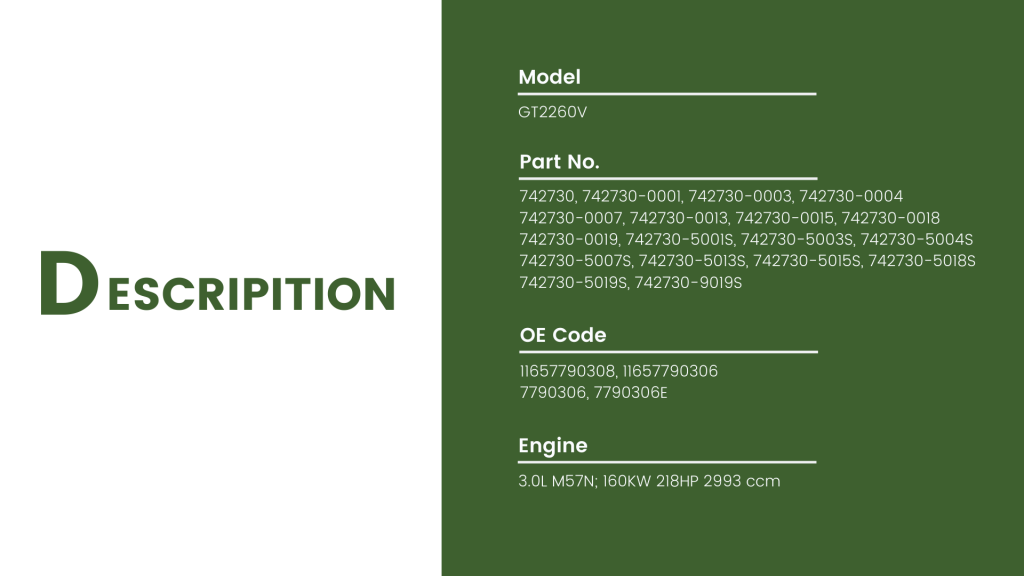 BMW M57N Engine 742730 Cartridge