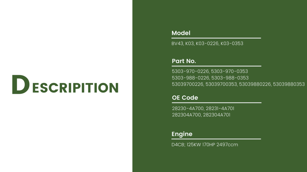 282304A700 Turbocharger