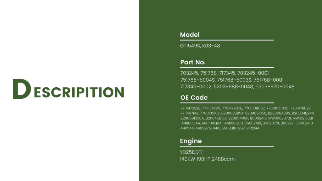 703245 Turbocharger