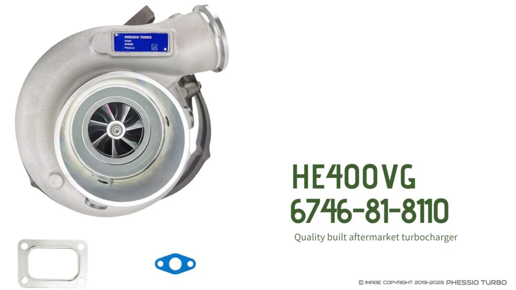 Komatsu SAA6D114E-5A Turbo Replacement