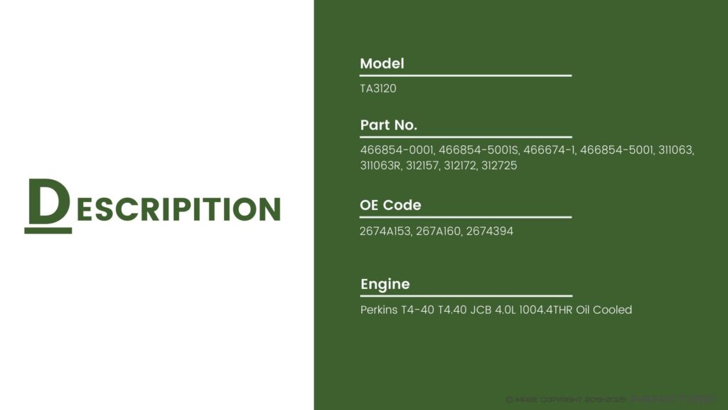 TA3120 2674A394 Turbochargers (3)