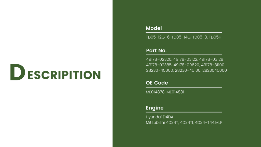 2823045000 Turbocharger